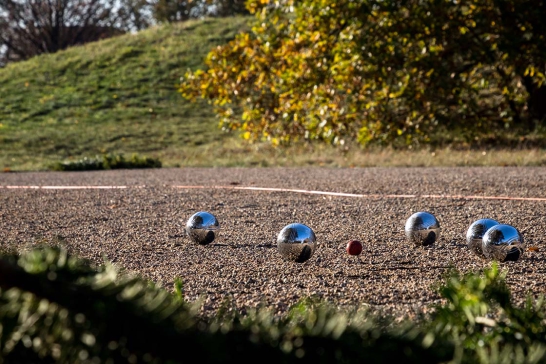 Boule im Weseruferpark