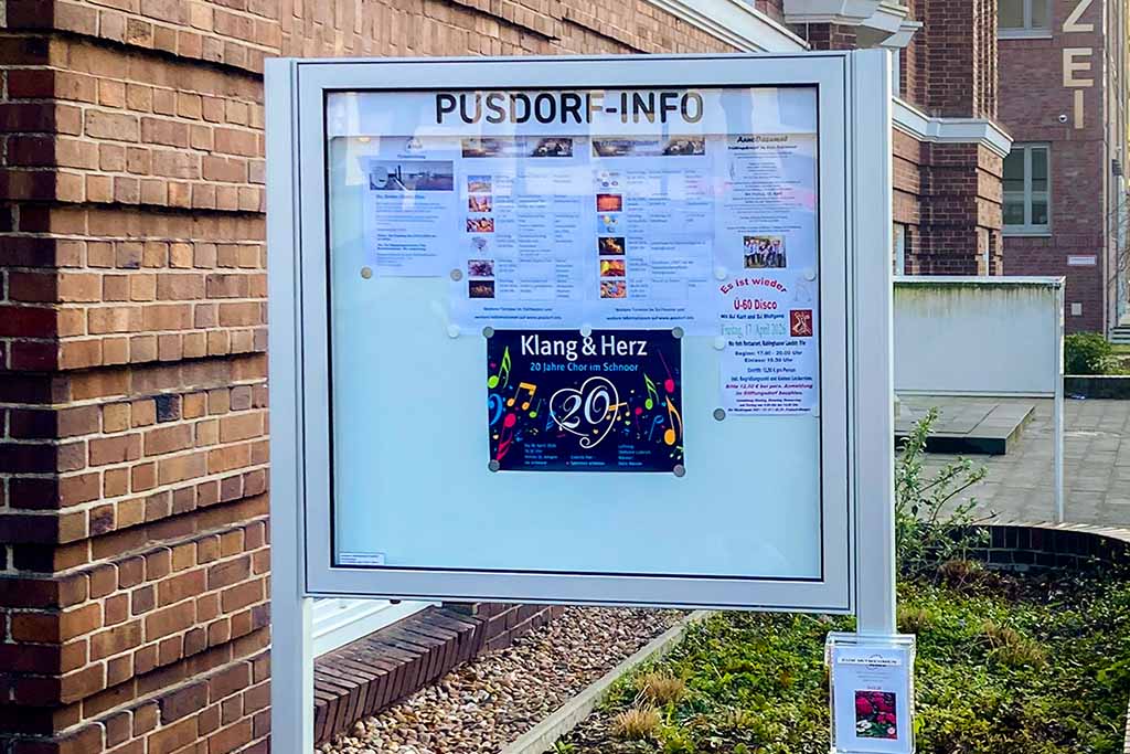 Infotafel "Sozialer Arbeitskreis Pusdorf"