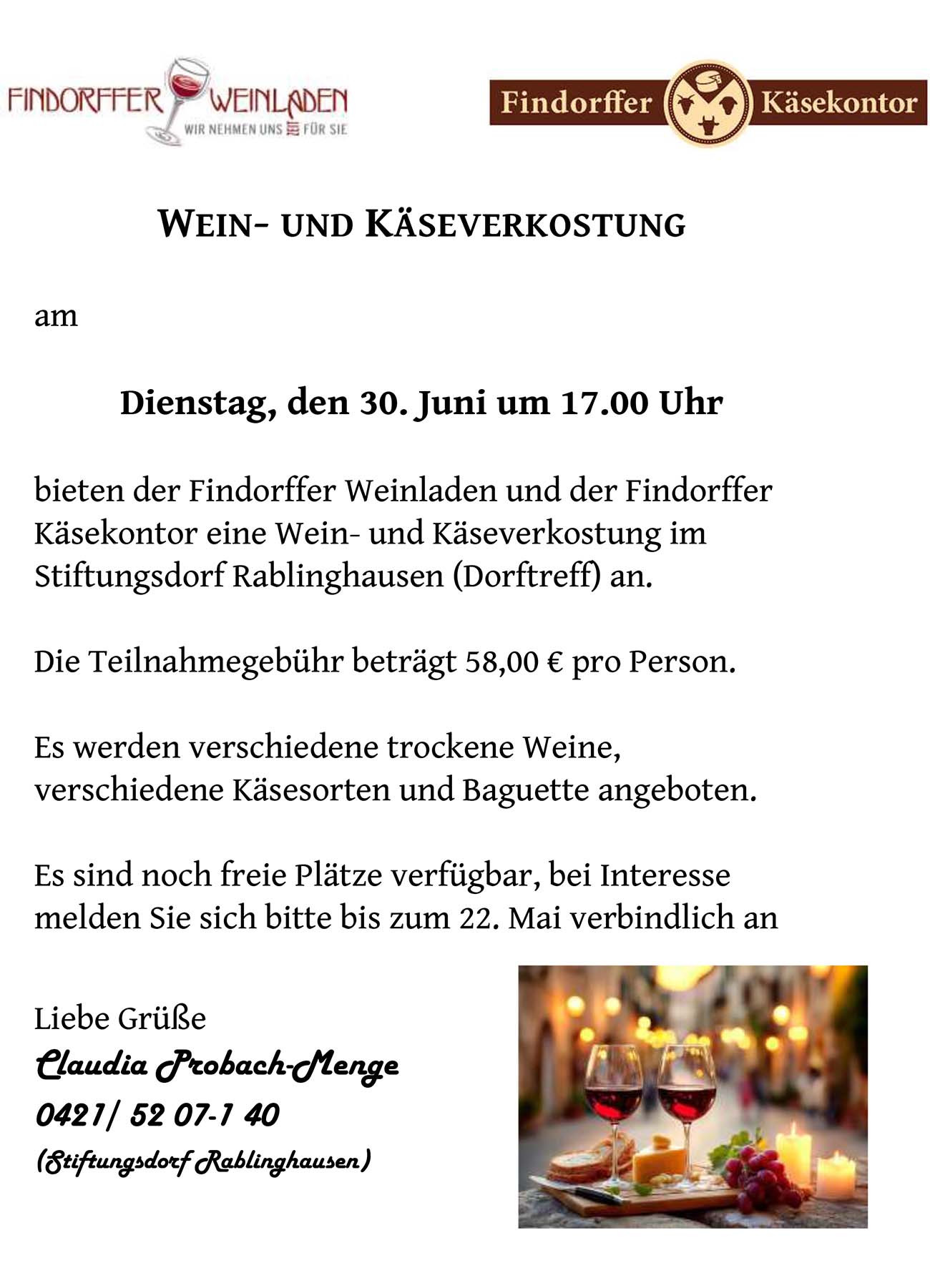 Wein und Käse